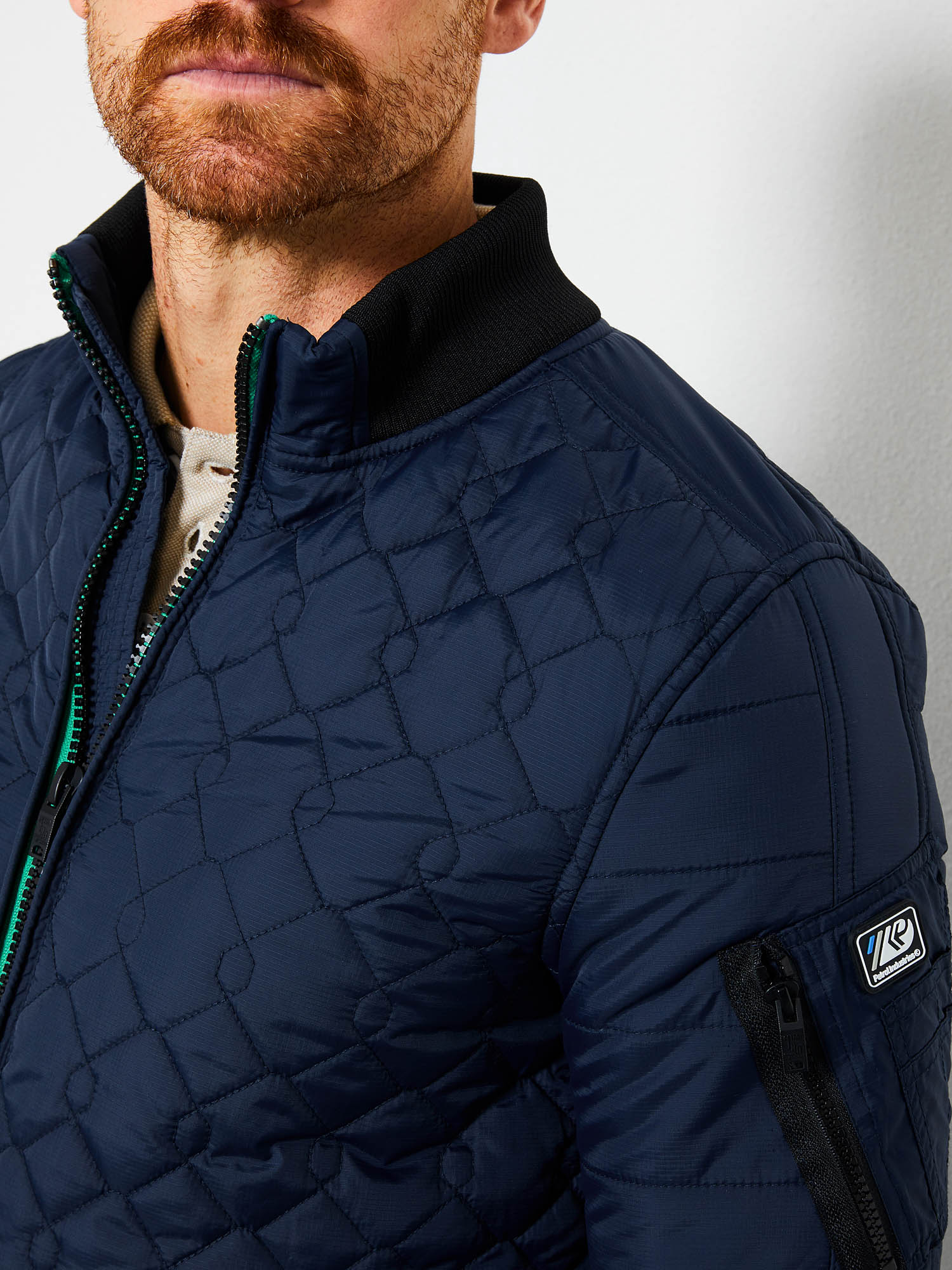 Schurk in plaats daarvan Maan oppervlakte Petrol Industries Quilted jacket Deep Capri - J Style Menswear