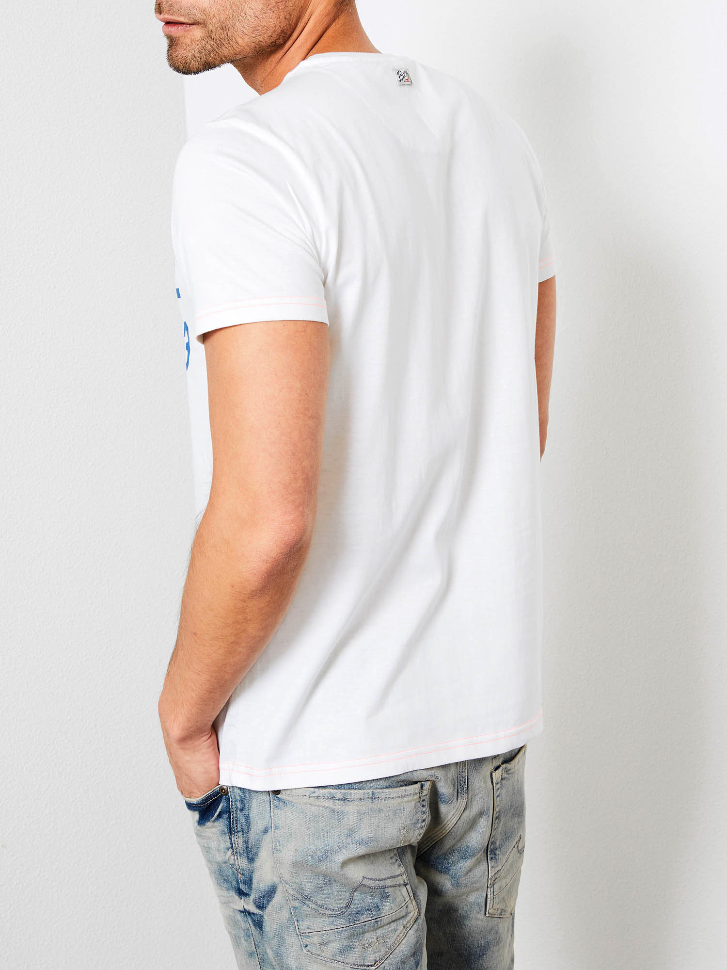 Petrol Industries Artwork Menswear J White Bright T-shirt - Style