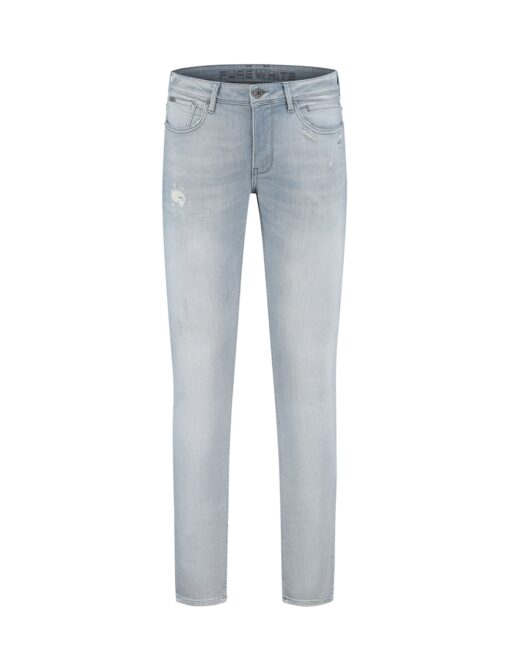 Purewhite The Jone Skinny Fit Jeans Blue Grey Denim