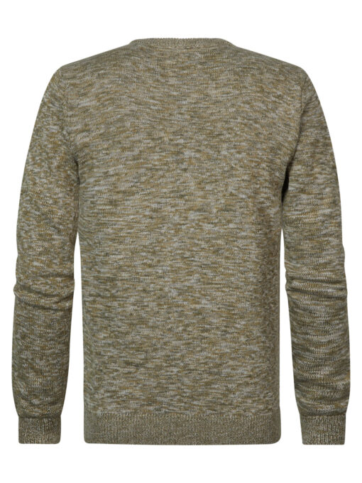 PETROL INDUSTRIES GEMÊLEERDE PULLOVER OSWEGO SMOCKEY SAND