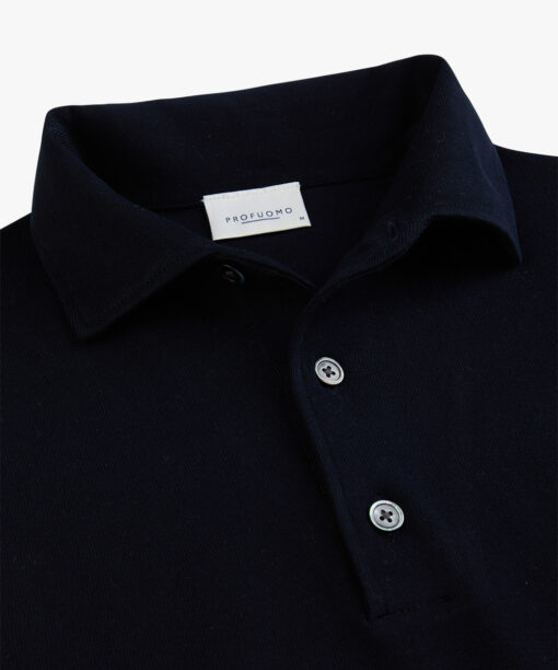 Profuomo Navy cool cotton polo