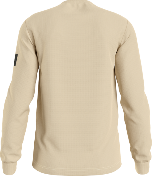 Calvin Klein WAFFLE LS TEE Warm Sand