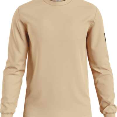 Calvin Klein WAFFLE LS TEE Warm Sand