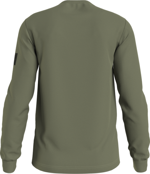 Calvin Klein WAFFLE LS TEE Dusty Olive