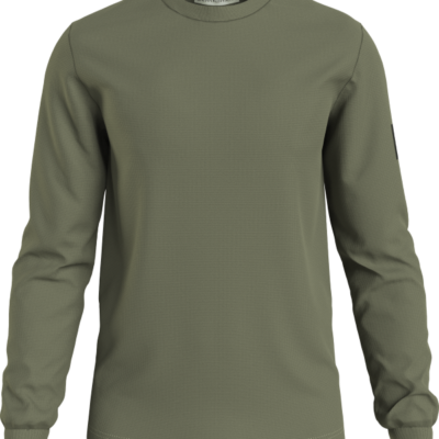 Calvin Klein WAFFLE LS TEE Dusty Olive