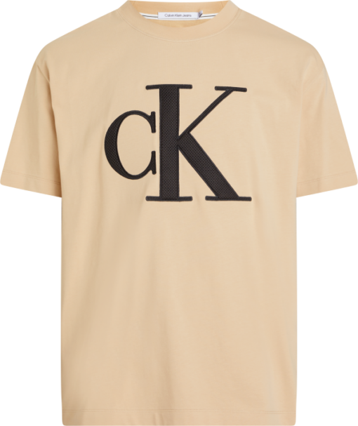 Calvin Klein Relaxed Monogram T-shirt Warm Sand