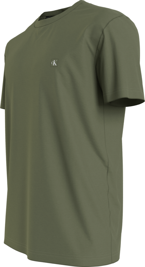 Calvin Klein CK Embro Badge Tee Dusty Olive