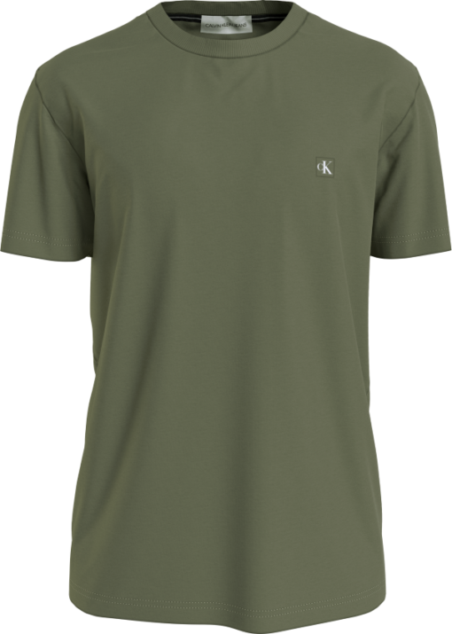 Calvin Klein CK Embro Badge Tee Dusty Olive