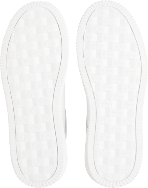 Calvin Klein Leren Sneakers Chunky Cupsole Bright White/Black