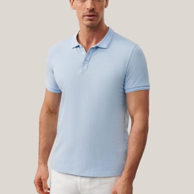 Cavallaro Napoli MANDRIO POLO LICHT BLAUW