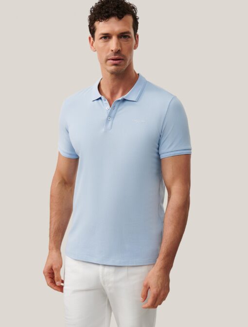 Cavallaro Napoli MANDRIO POLO LICHT BLAUW