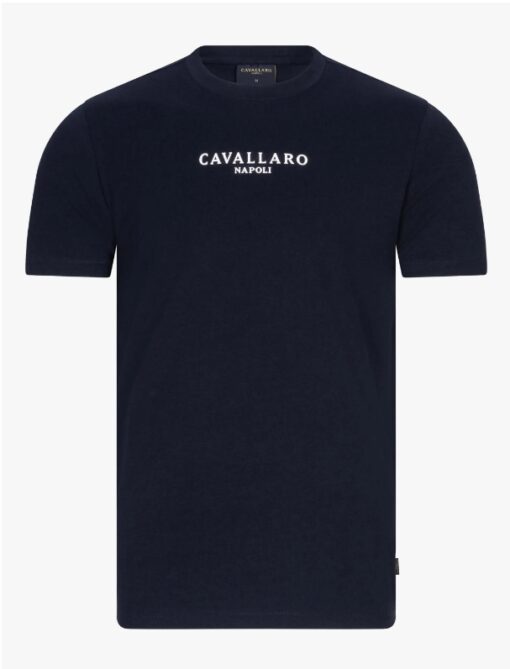 Cavallaro Napoli BARI T-SHIRT DONKERBLAUW