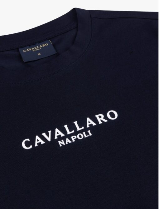 Cavallaro Napoli BARI T-SHIRT DONKERBLAUW