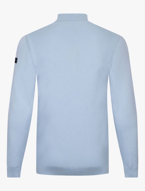 Cavallaro Napoli LOREO HALF ZIP TRUI LICHT BLAUW