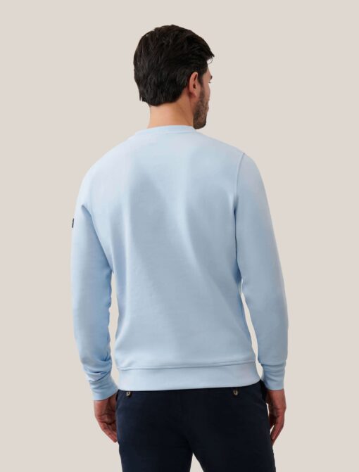 Cavallaro Napoli BECIANO SWEATER LICHT BLAUW