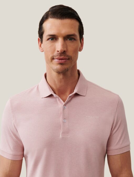 Cavallaro Napoli BAVEGIO POLO OLD PINK MELANGE