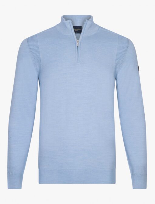 Cavallaro Napoli PALIO HALF ZIP TRUI LICHT BLAUW