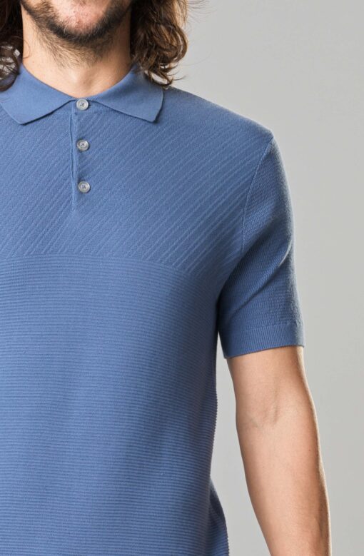 Kultivate Polo Mixed Moonlight blue