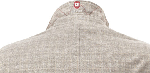 Club Of Gents CG Carter en jersey Donker Beige Geruit