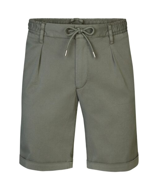 Profuomo Groene sportcord shorts