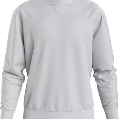 Calvin Klein Sweatshirt met embleem van badstofkatoen lunar rock