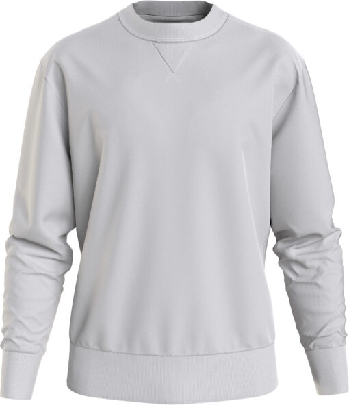 Calvin Klein Sweatshirt met embleem van badstofkatoen lunar rock