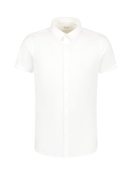 Pure Path Piqué Short Sleeve Shirt White