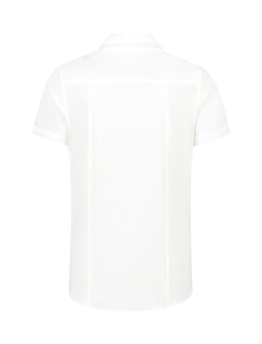 Pure Path Piqué Short Sleeve Shirt White