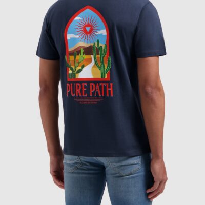 Pure Path Desert Journey T-shirt Navy