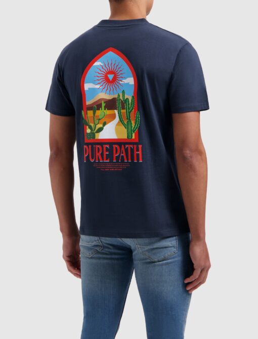 Pure Path Desert Journey T-shirt Navy