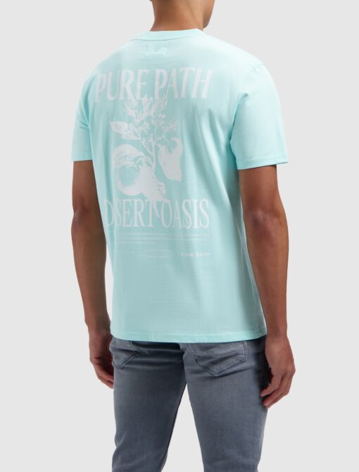 Pure Path Desert Oasis T-shirt Aqua