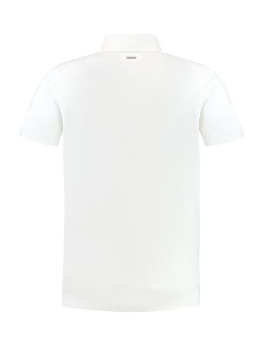 Pure Path Halfzip Knitwear Polo Off White