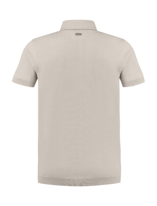 Pure Path Essential Knitwear Polo Sand