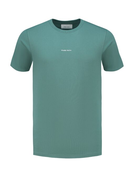 Pure Path Essential Logo T-shirt faded green