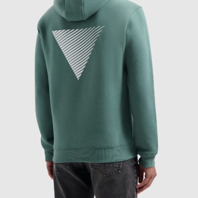 Pure Path Essential Logo Hoodie Faded Green