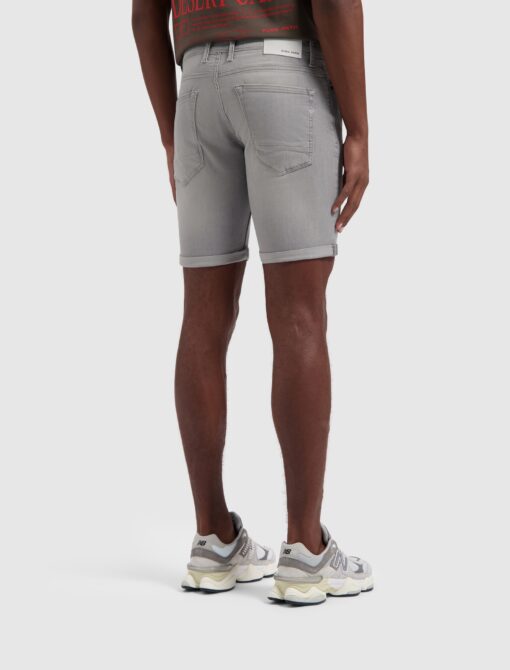 Pure Path The Steve Skinny Fit Shorts Denim Light Grey