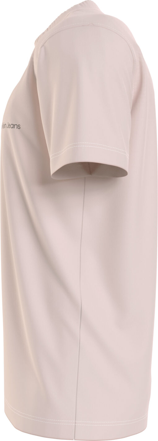 Calvin Klein Katoenen T-shirt met logo op de borst Sepia Rose