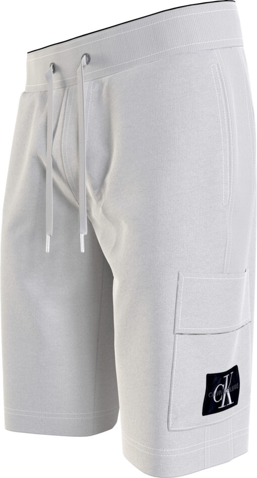 Calvin Klein Badstof cargo joggingbroek Lunar Rock