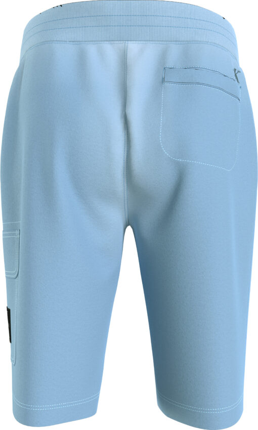 Calvin Klein Washed Badge Shorts Dusk Blue