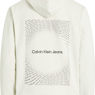 Calvin Klein Badstoffen hoodie met logo achter Icicle