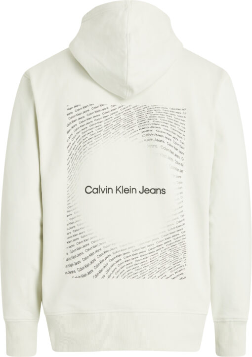 Calvin Klein Badstoffen hoodie met logo achter Icicle