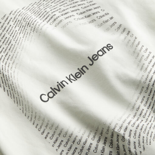 Calvin Klein Badstoffen hoodie met logo achter Icicle