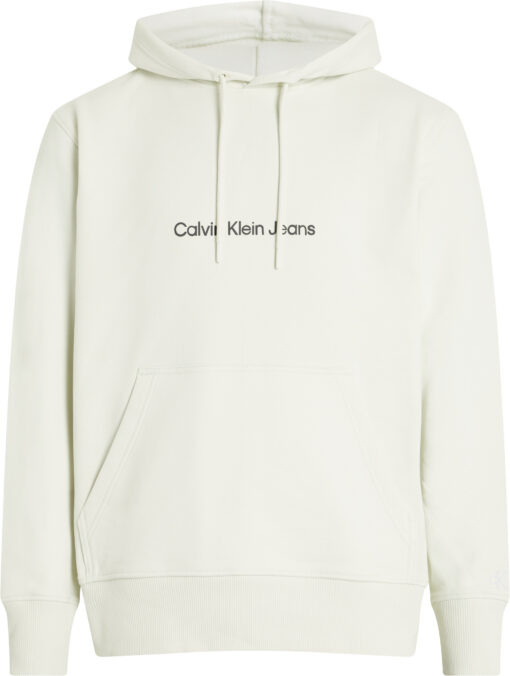 Calvin Klein Badstoffen hoodie met logo achter Icicle