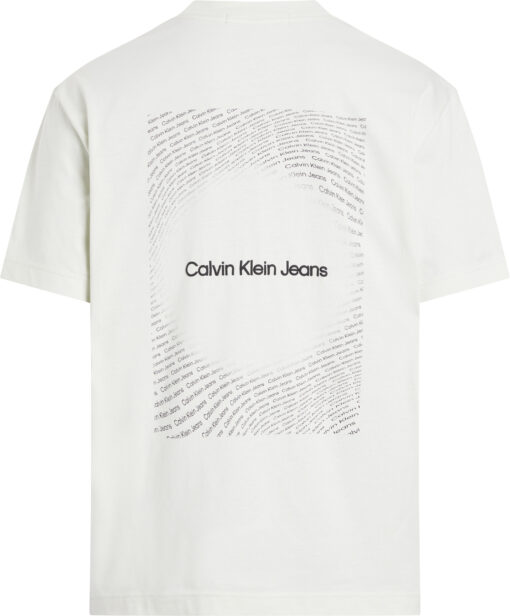 Calvin Klein Relaxed T-shirt met logo achter Icicle