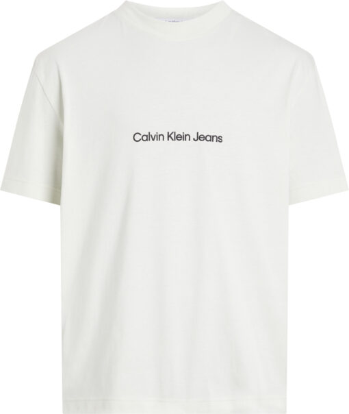 Calvin Klein Relaxed T-shirt met logo achter Icicle