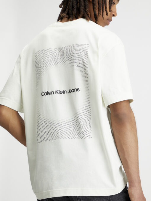 Calvin Klein Relaxed T-shirt met logo achter Icicle