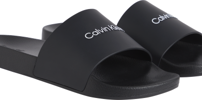 Calvin Klein Pool Slide Rubber CK Black