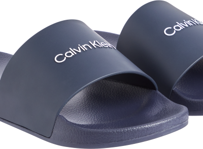 Calvin Klein Pool Slide Rubber Calvin Navy