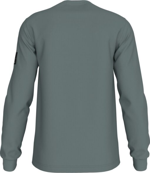 Calvin Klein Badge Waffle LS Tee Endless Grey