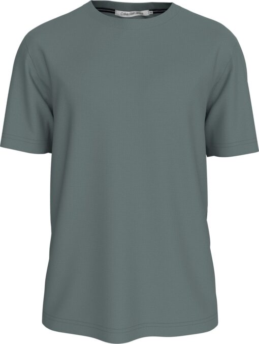 Calvin Klein Badge Waffle Tee Endless Grey